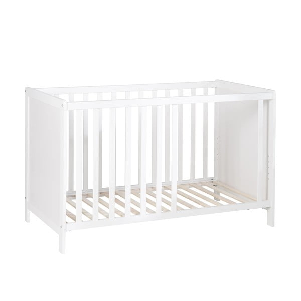 Bijeli dječji krevet s baldihanom 60x120 cm Stars Gray – Roba-image-4