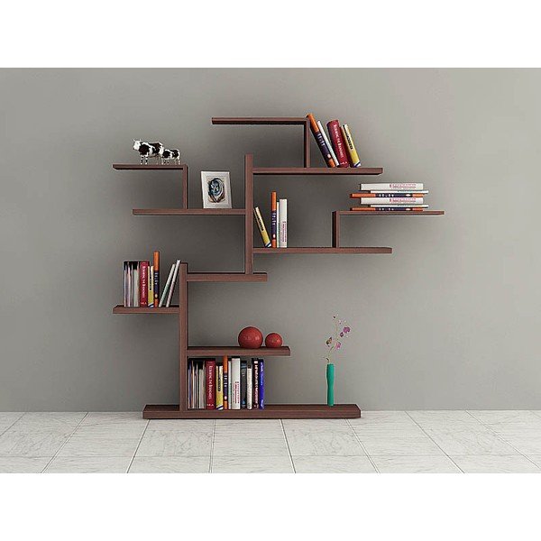 Bonsai polica za knjige, wenge-image-1