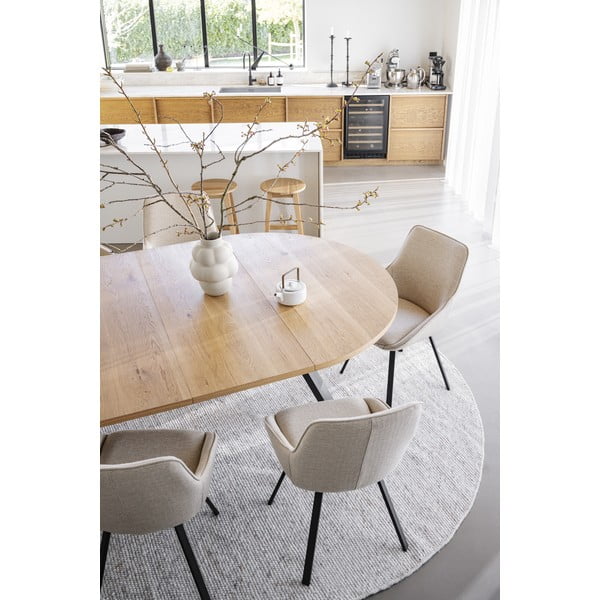 Dodatna ploča za stol u dekoru hrasta 135x50 cm Maddock – Rowico-image-1