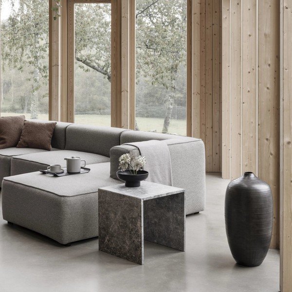 Mramorni pomoćni stolići u setu od 2 kom 45x45 cm VARU - Blomus-image-1