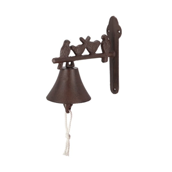 Zidno zvono od lijevanog željeza s ukrasnim pticama Esschert Design