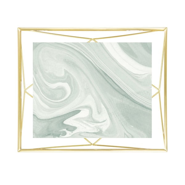 Metalni stojeći/viseći okvir u zlatnoj boji 25x30 cm Prisma – Umbra-image-3