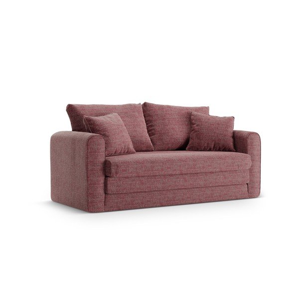 Tamno ružičasta sklopiva sofa 158 cm Lido – Micadoni 