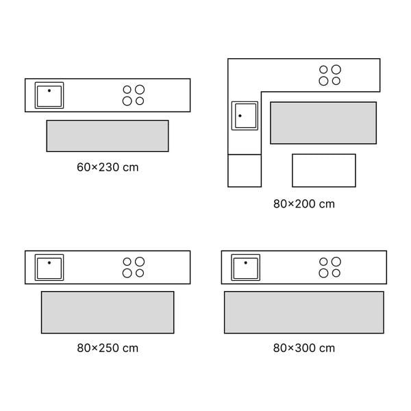 Plava periva staza 60x150 cm Abstract Colors Blue – Vitaus-image-4