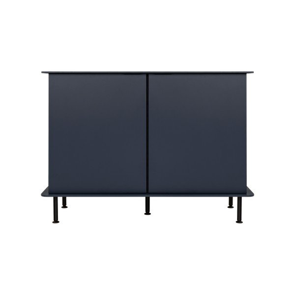 Tamno plava komoda s rupom za kabele 120x88x50 cm Suumo – noo.ma-image-2