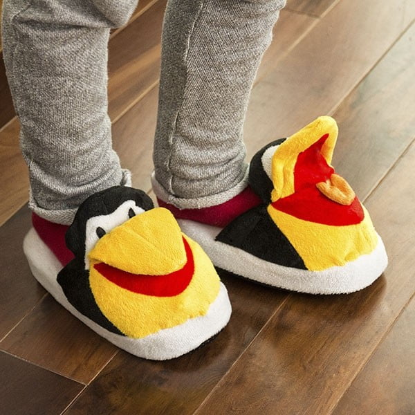 Dječje papuče InnovaGoods Fluffy Slippers Penguin, veličina M