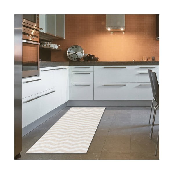 Bež-bijeli gazište Floorita Optical, 80 x 130 cm-image-1