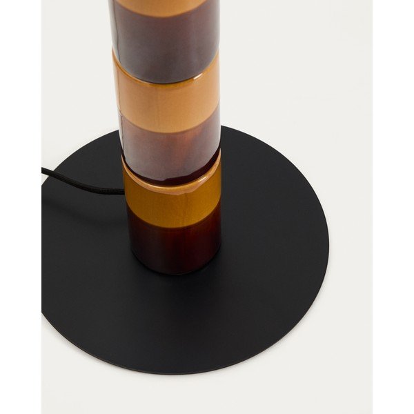 Stojeća svjetiljka s tekstilnim sjenilom (visina 146 cm) Mavran – Kave Home-image-4