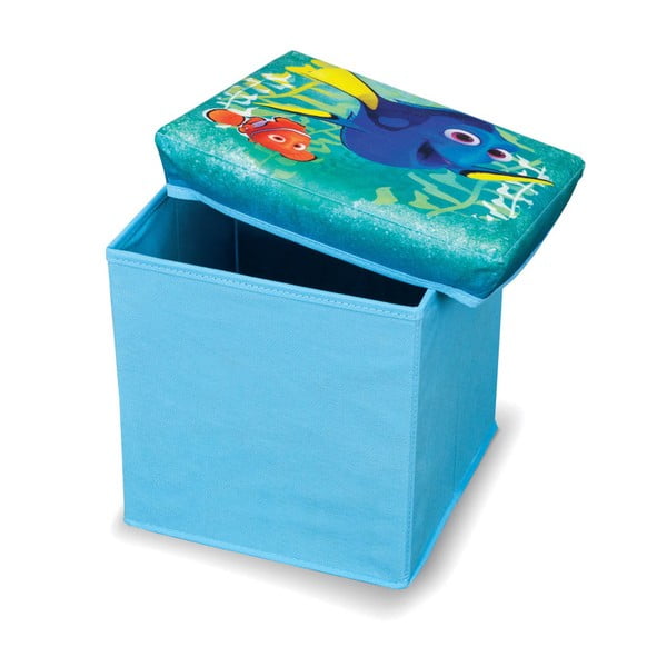 Plava stolica za odlaganje igračaka Domopak Finding Dory, dužine 30 cm