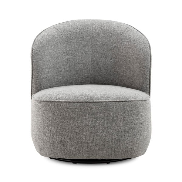 Svijetlo siva okretna fotelja Edna – MOME-image-1