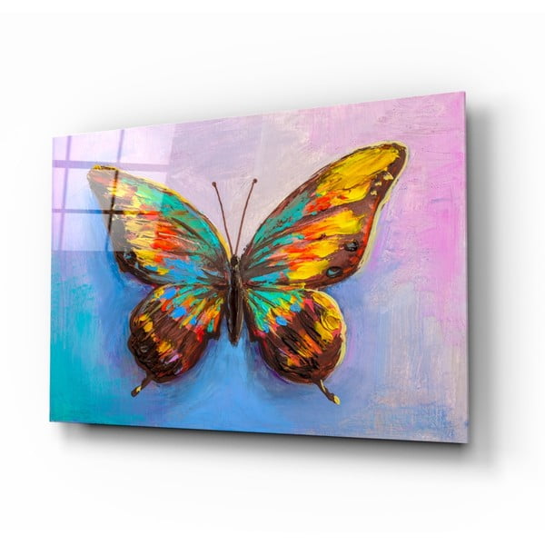 Staklena slika insigne kelebek, 110 x 70 cm
