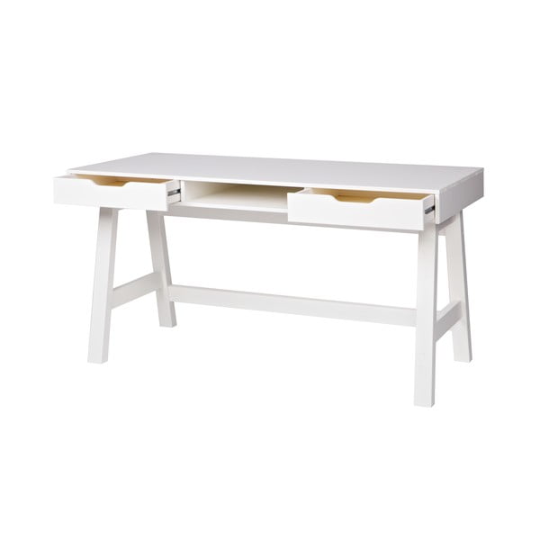 Bijeli radni stol WOOOD Nikki-image-4