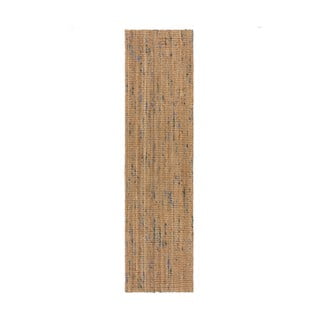 Plava/u prirodnoj boji ručno rađena jutena staza 60x300 cm Jute Boucle Blue – Flair Rugs