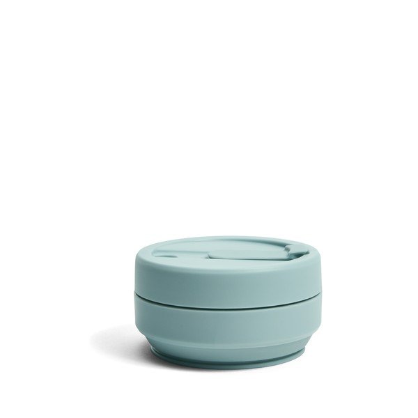 Svijetlo plava sklopiva putna šalica Stojo Pocket, 355 ml-image-1