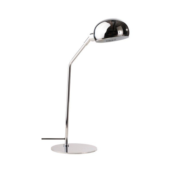 Željezna stolna lampa sa savitljivom konstrukcijom u sjajno srebrnoj boji (visina 59 cm) Lincon – Jotex-image-3