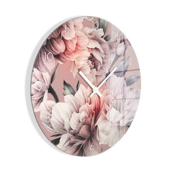 Stakleni zidni sat ø 30 cm - Styler-image-3