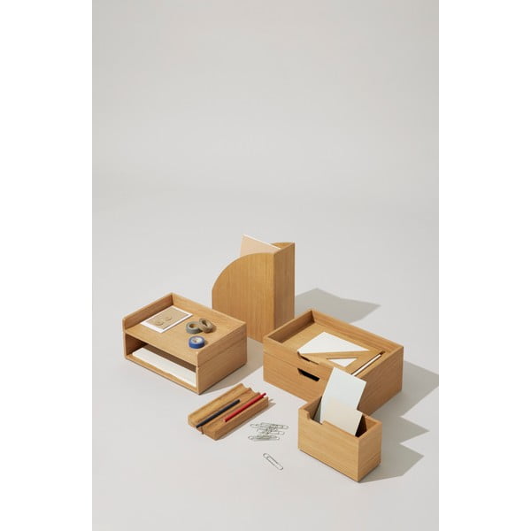 Drveni uredski organizator za dopisnice Staple – Hübsch-image-4