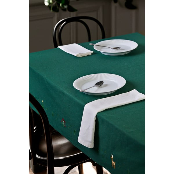 Stolnjak s božićnim motivom od mješavine pamuka 150x270 cm Christmas Fable – JUNA-image-1