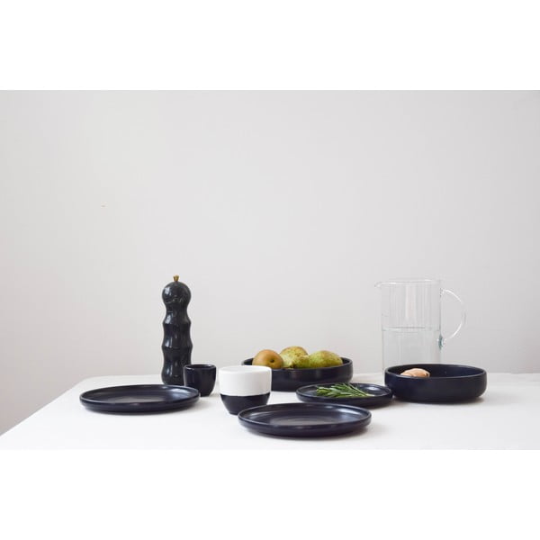 Crna zemljana zdjela ÅOOMI Luna, ø 23,5 cm-image-2