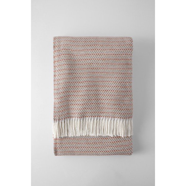 Deka od mješavine pamuka boja terakote 140x180 cm Multi-Zen – Euromant
