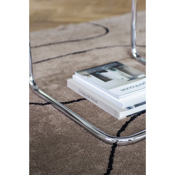 Smeđi periv pamučan tepih 140x200 cm Shadow – Mette Ditmer Denmark-image-3