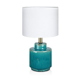 Plavo-bijela stolna lampa Markslöjd Cous