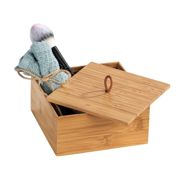 Kutija od bambusa s poklopcem Wenko Terra, širina 15 cm-image-1