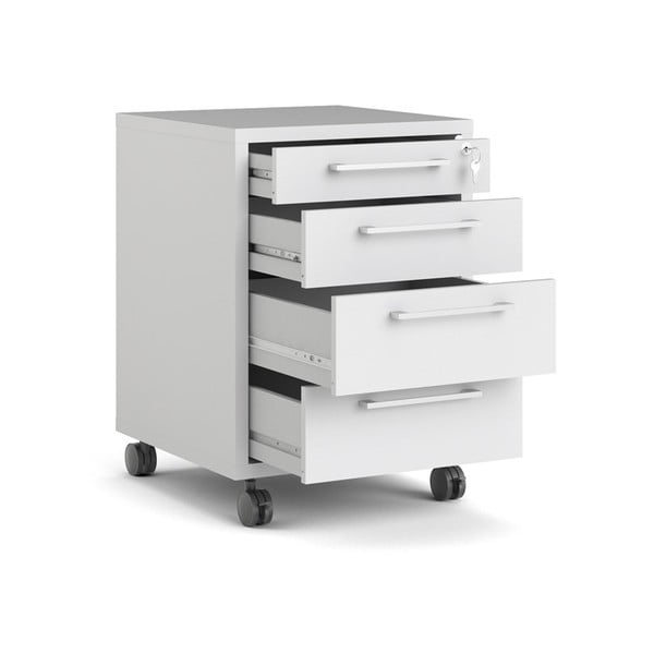 Bijeli ormarić sa zaključavanjem 48x68 cm Prima – Tvilum-image-4