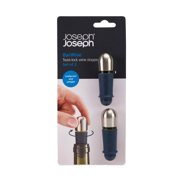 Čep za vino od nehrđajućeg čelika BarWise – Joseph Joseph-image-4