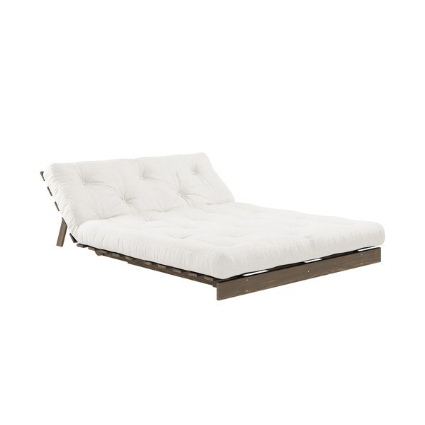 Bijela sklopiva sofa 140 cm Roots – Karup Design-image-4