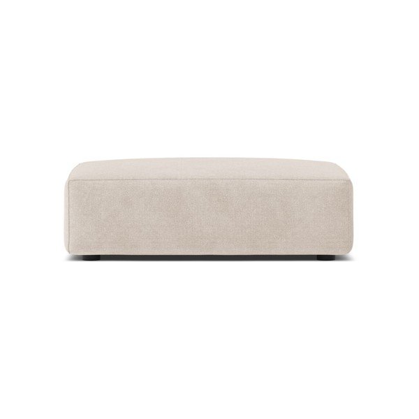 Krem tekstilni tabure Jodie – Micadoni -image-1