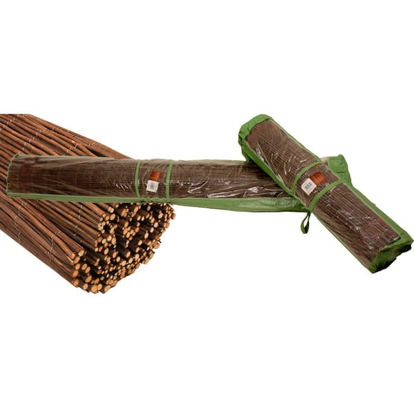 Pleteni balkonski zastor u prirodnoj boji 300x200 cm – Garden Pleasure-image-1