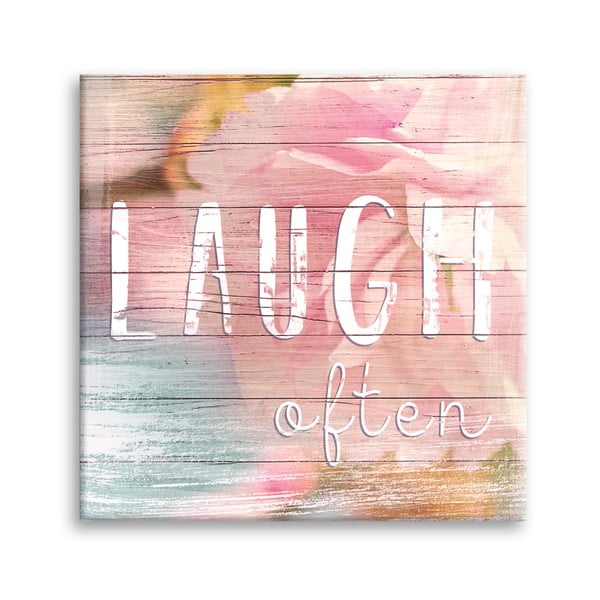 Slika Styler Canvas Dreams Laugh, 32 x 32 cm