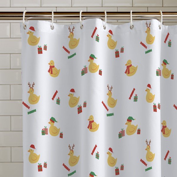 Tuš zavjesa 180x180 cm Christmas Quacker – Catherine Lansfield
