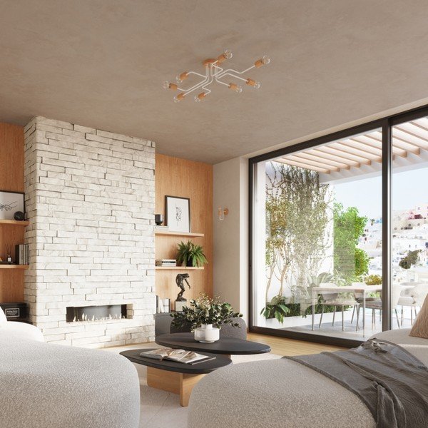 Stropna svjetiljka u prirodnoj boji 58x75 cm Dazzle – Sollux-image-4