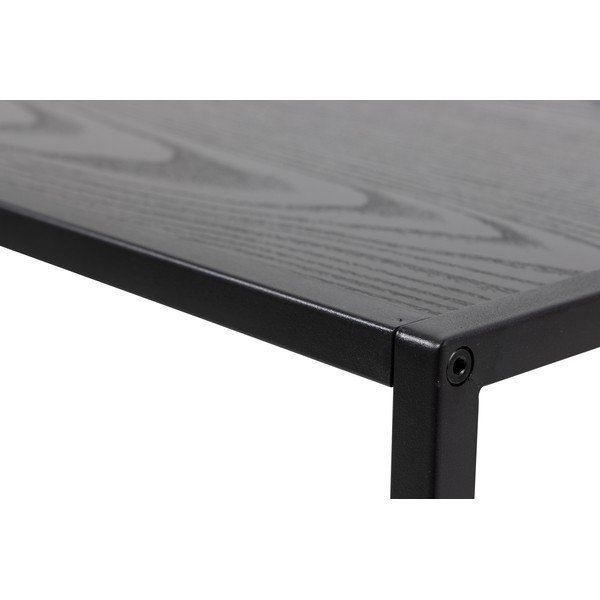 Crni radni stol Actona Seaford, 60 x 130 cm-image-1