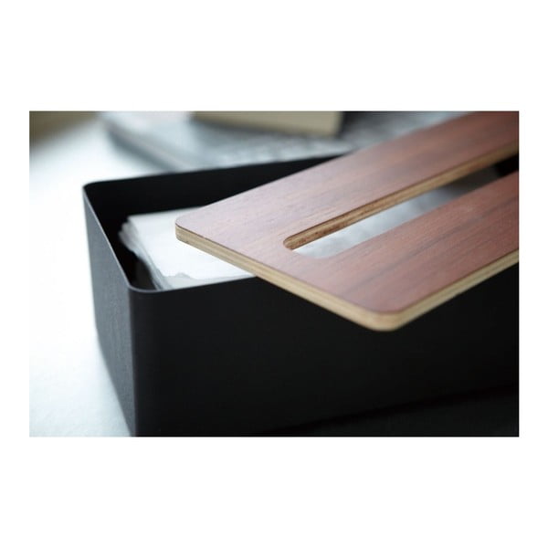 Crna kutija za papirne maramice YAMAZAKI Tsu-image-3