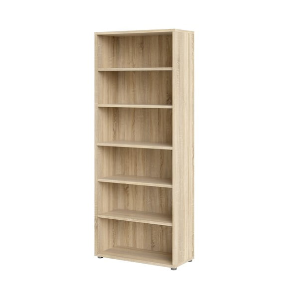 Modularna biblioteka u dekoru hrasta u prirodnoj boji 89x222 cm Prima – Tvilum-image-3