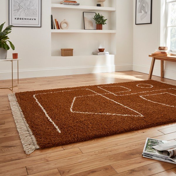 Terakota crveni tepih Think Rugs Boho, 160 x 220 cm-image-2