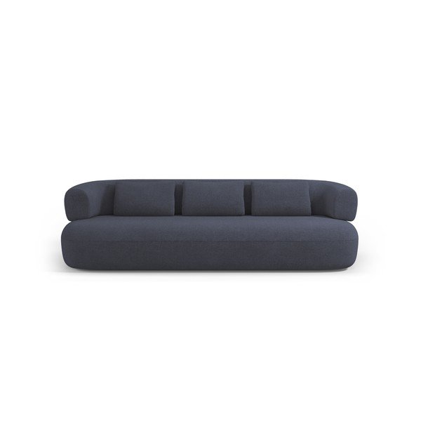 Tamno plava sofa od bouclé tkanine 226 cm Jenny – Micadoni -image-2