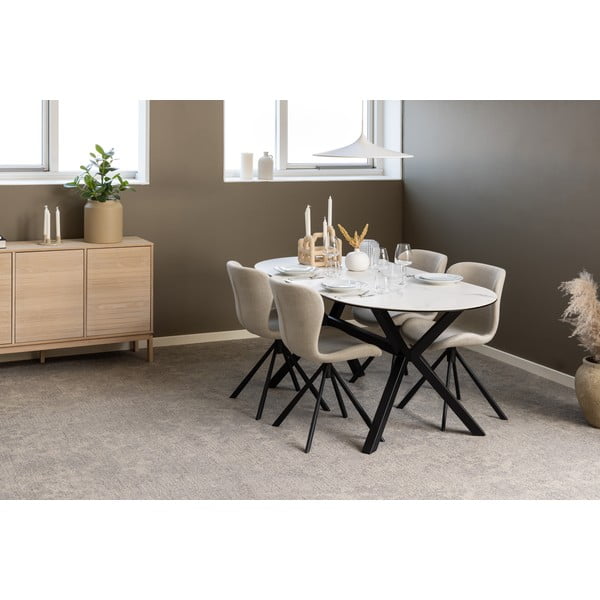 Krem blagovaonske stolice u setu 2 kom Batilda – Actona-image-1