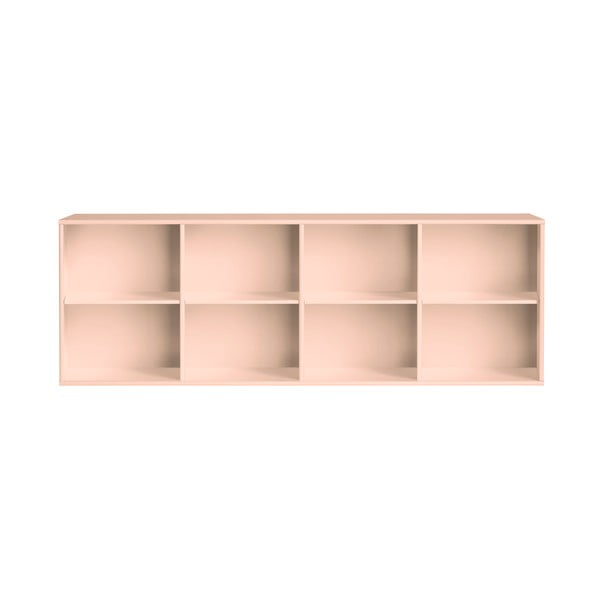 Svijetlo ružičasta viseća biblioteka 176x61x42 cm Mistral – Hammel Furniture