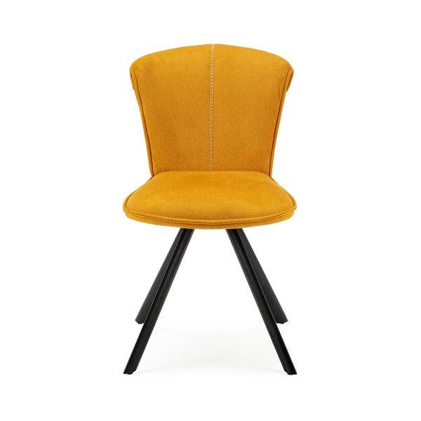 Žute blagovaonske stolice u setu 2 kom Simbra – Marckeric-image-2