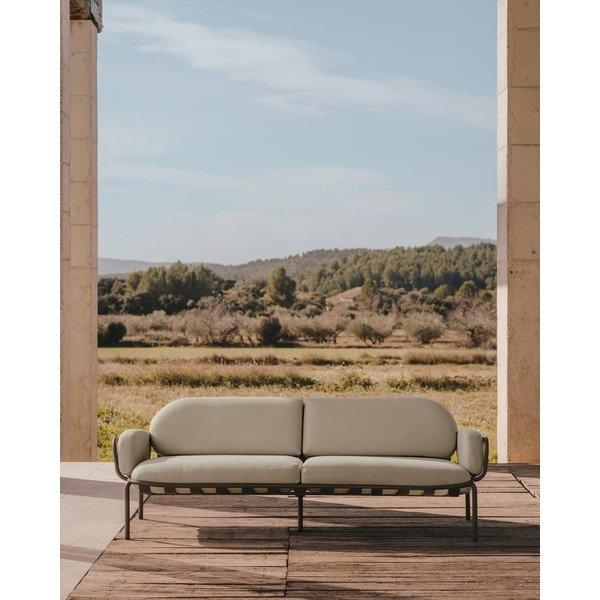Svijetlo siva vrtna sofa Joncols – Kave Home-image-1