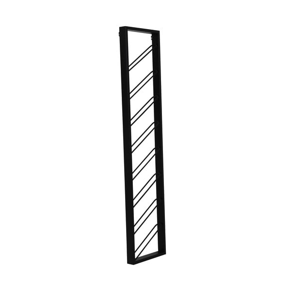 Crni zidni metalni držač za boce vina broj boca 8 kom 36x160x6 cm Malbeo – Light & Living-image-4