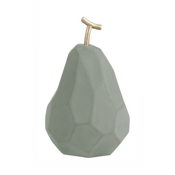 Mat menta zelena betonska statueta PT LIVING Origami Pear