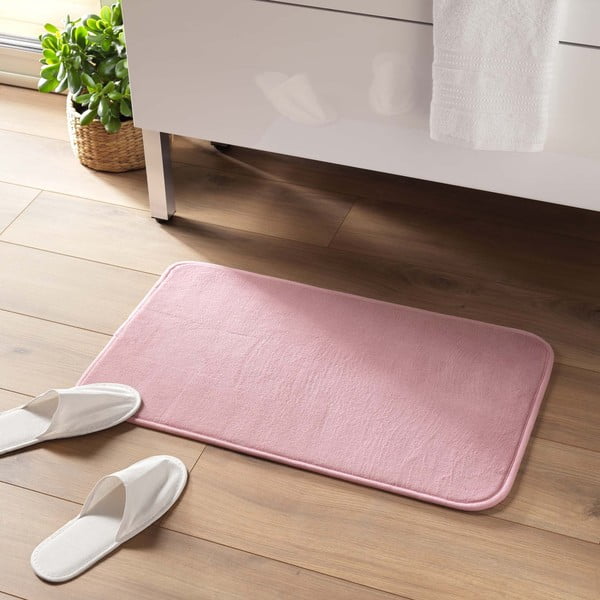 Ružičasta kupaonska prostirka 45x75 cm Vitamine – douceur d'intérieur-image-1