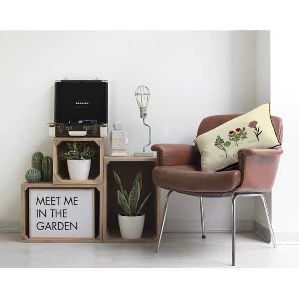 Bež jastuk s cvjetovima Surdic Botanic, 50 x 35 cm-image-2