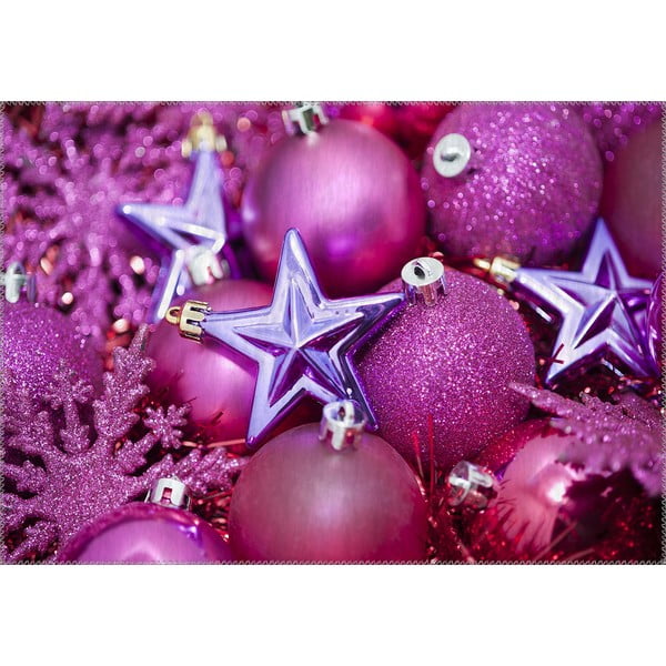 Tepih Vitaus Christmas Period Purple Deco, 50 x 80 cm