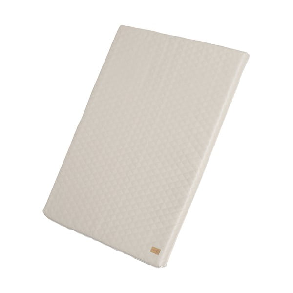 Bež dječja podloga za igru 78x100 cm Greyish gesteppt – Roba